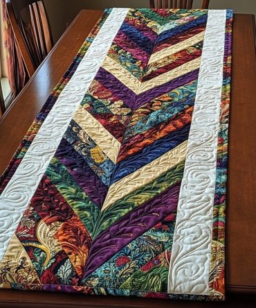 Timeless Tapestry Quilted Table Runner