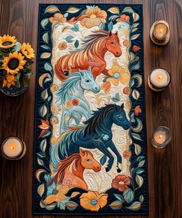 Trail Charm Quilted Table Runner