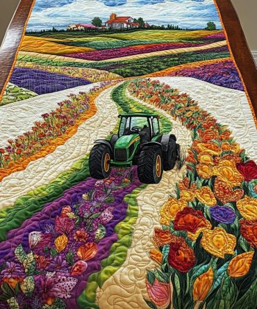 Tranquil Plains Quilted Table Runner