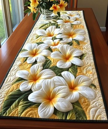 Tranquil Vibes Quilted Table Runner