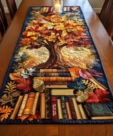 Tree Tales Quilted Table Runner