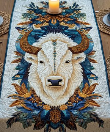 Tribal Thunder Quilted Table Runner