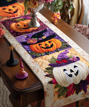 Trick Treat Quilted Table Runner