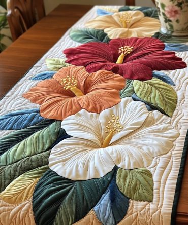 Tropic Touch Quilted Table Runner