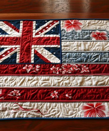 Tropical Bliss Quilted Table Runner