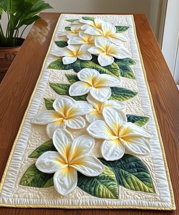 Tropical Escape Quilted Table Runner