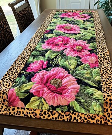 Tropical Essence Quilted Table Runner