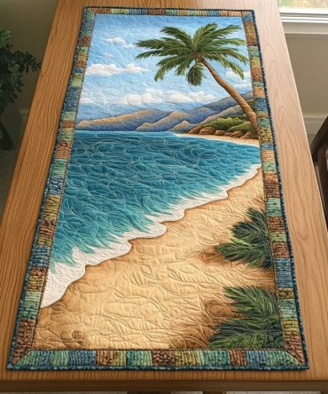 Tropical Paradise Quilted Table Runner