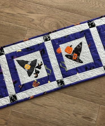 Twilight Tricks Quilted Table Runner