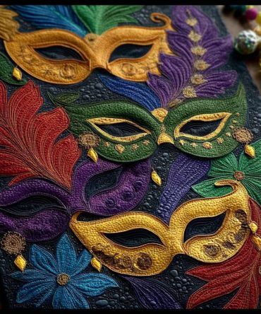 Twilight In New Orleans Quilted Table Runner