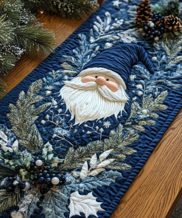 Twinkle Frost Quilted Table Runner