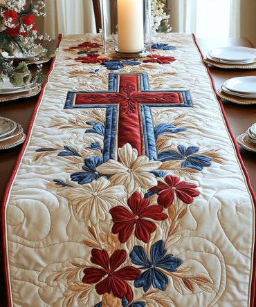 United In Christ Quilted Table Runner