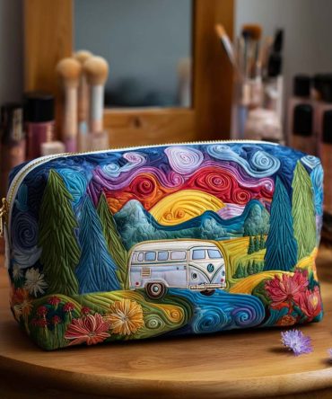 Universe Nomad Quilted Makeup Bag