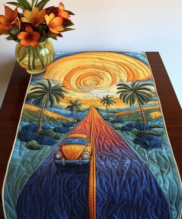 Vw Road Adventure Quilted Table Runner