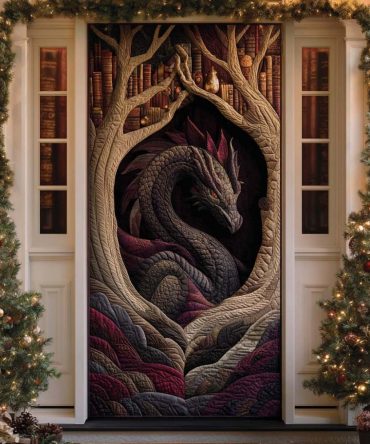 Verdant Protector Quilted Door Cover