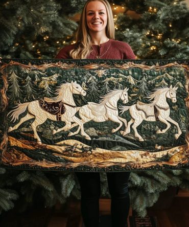 Verdant Valley Quilted Table Runner