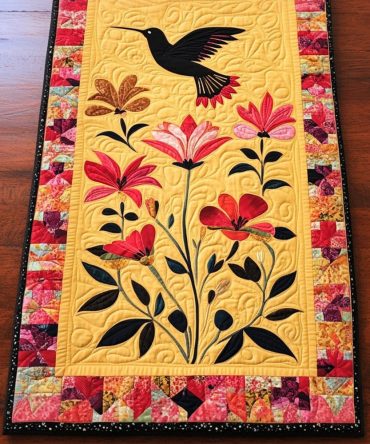 Vibrant Spirit Quilted Table Runner