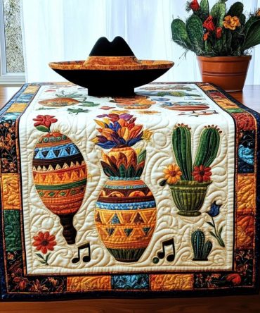 Viva La Fiesta Quilted Table Runner