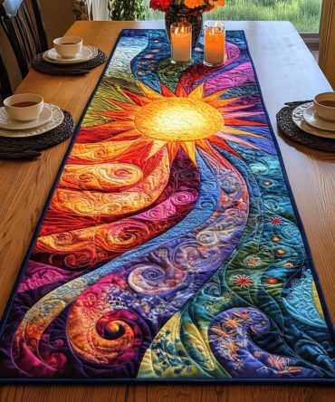 Warm Embrace Quilted Table Runner