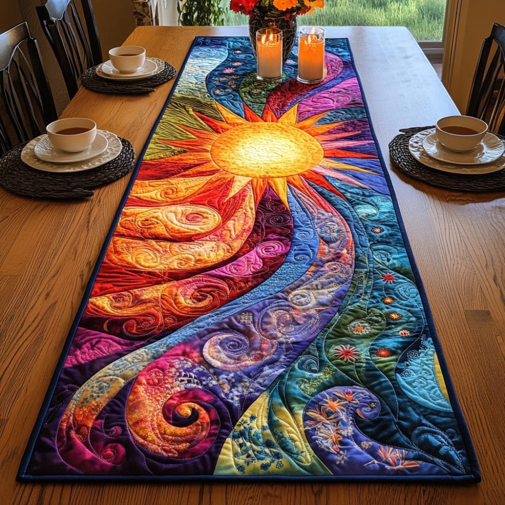 Warm Embrace Quilted Table Runner