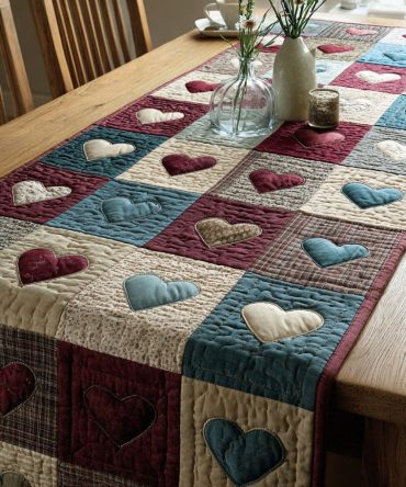 Warm Embrace Quilted Table Runner