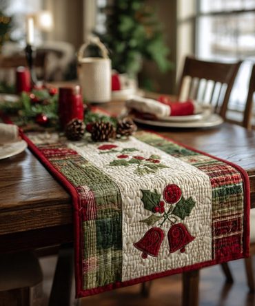 Warm Wishes Quilted Table Runner