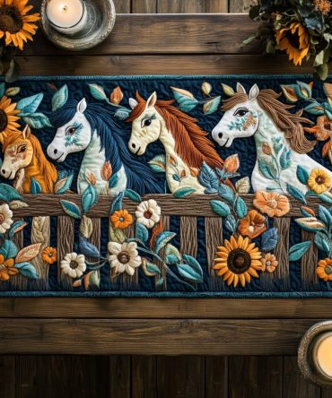 Western Beauty Quilted Table Runner