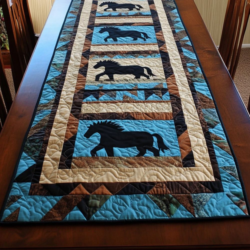 Western Serenade Quilted Table Runner