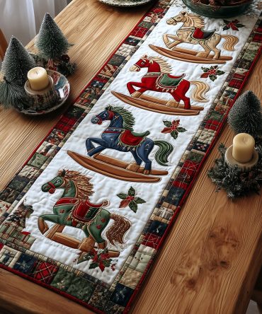 Whimsical Joy Quilted Table Runner