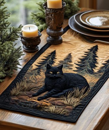 Whisker Dreams Quilted Table Runner
