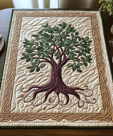 Whispering Willows Quilted Table Runner