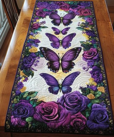 Whispering Wings Quilted Table Runner