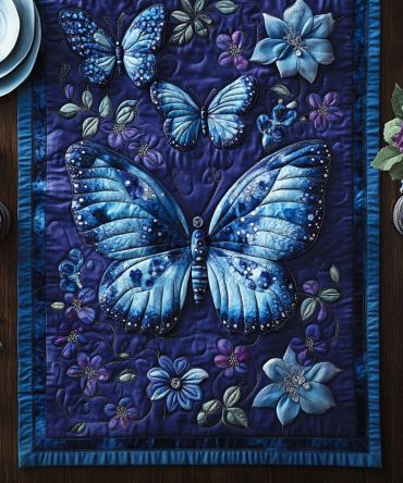 Whispering Wings Quilted Table Runner