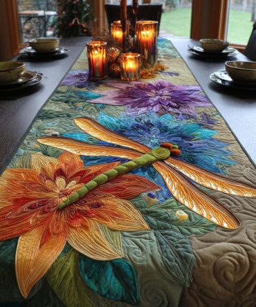 Whispering Wings Quilted Table Runner
