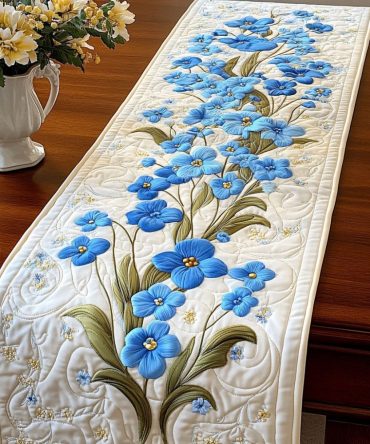 Whispers Of Memory Quilted Table Runner