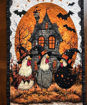 Wicked Webs Quilted Table Runner