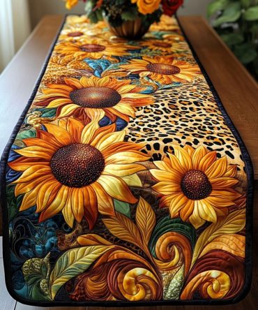 Wild Bloom Quilted Table Runner