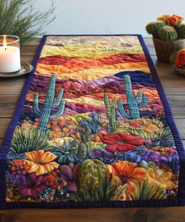 Wild Desert Quilted Table Runner
