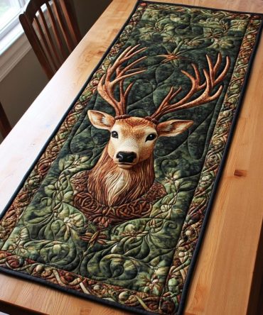 Wild Elegance Quilted Table Runner