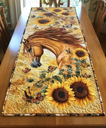 Wild Hoof Quilted Table Runner