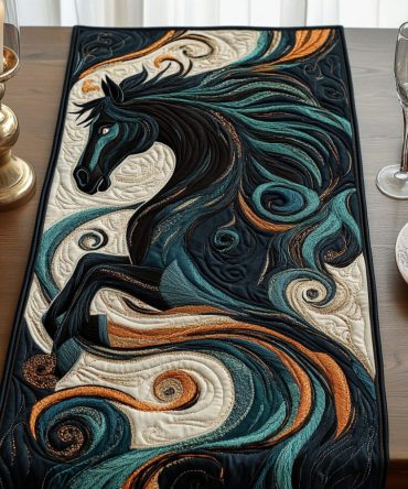 Wild Rhythm Quilted Table Runner