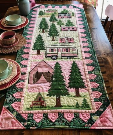 Wilderness Wanderer Quilted Table Runner