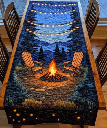 Wilderness Adventure Quilted Table Runner