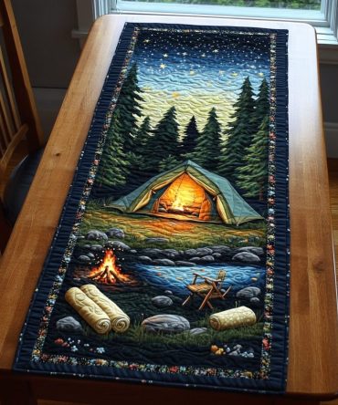 Wilderness Escape Quilted Table Runner