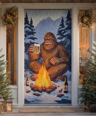 Wilderness Watcher Quilted Door Cover