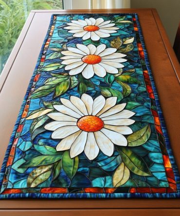 Wildflower Charm Quilted Table Runner