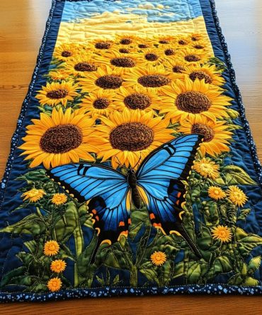 Wings Of Nature Quilted Table Runner