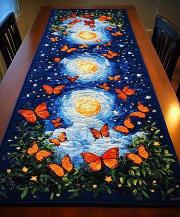 Wings Of Whimsy Quilted Table Runner