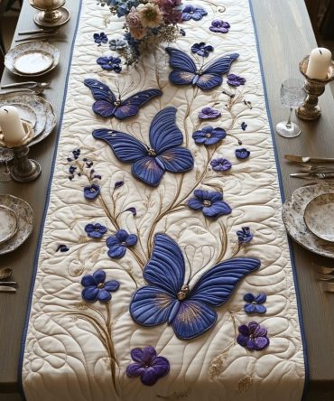 Wings Of Wonder Quilted Table Runner
