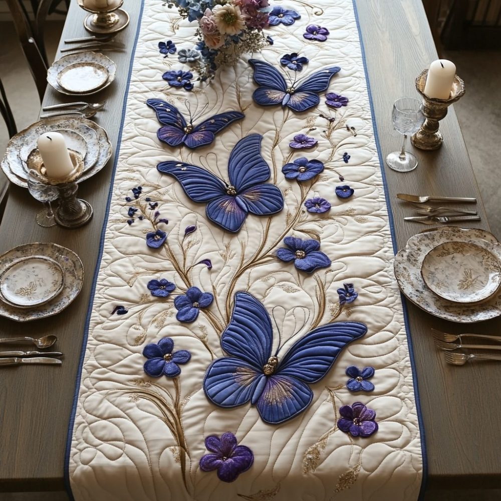 Wings Of Wonder Quilted Table Runner